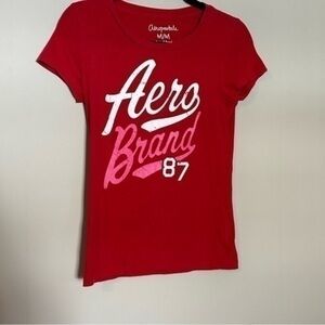 🔴Bold print Aeropostale graphic tee medium